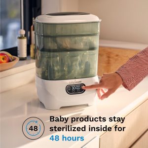 One Step? Baby Bottle Sterilizer and Dryer Advanced – Electric steam sterilizer with HEPA Filter