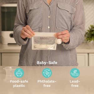 Reusable Breastmilk Storage Bags. 10 Pack. Includes Filling Funnel