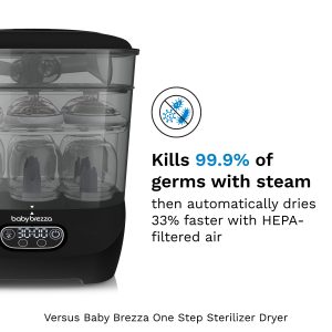 One Step? Baby Bottle Sterilizer and Dryer Advanced – Electric steam sterilizer with HEPA Filter