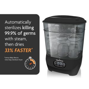 One Step? Baby Bottle Sterilizer and Dryer Advanced – Electric steam sterilizer with HEPA Filter